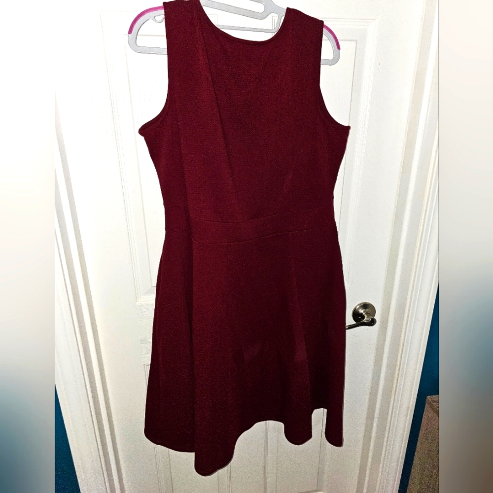 Burgundy Dress